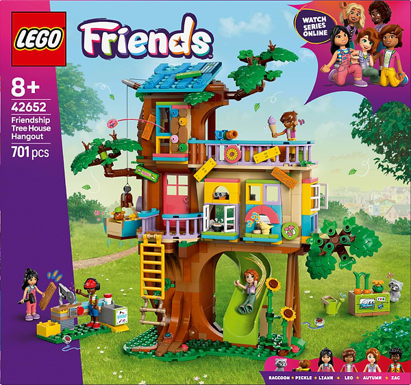 Фото - Конструктор LEGO Friends Тусовка у будиночку дружби на дереві (42652)