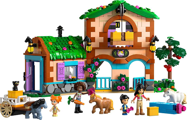 Фото - Конструктор LEGO Friends Ранчо і стайня поні (42654)