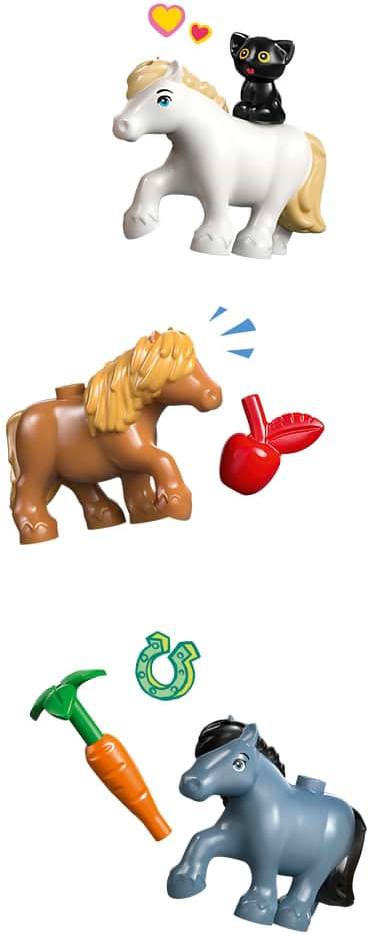 Фото - Конструктор LEGO Friends Ранчо і стайня поні (42654)