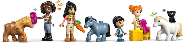 Фото - Конструктор LEGO Friends Ранчо і стайня поні (42654)