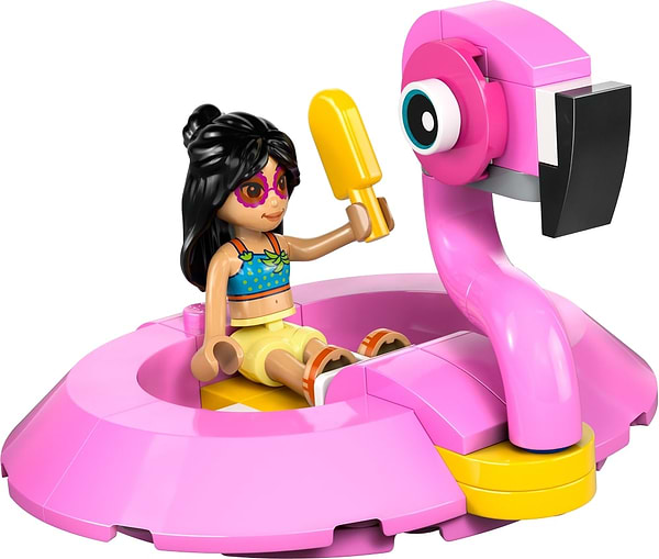 Фото - Конструктор LEGO Friends Вечеринка единорога и фламинго у бассейна (42658)