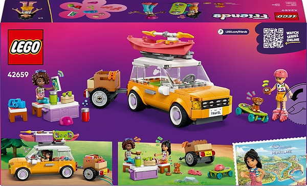Фото - Конструктор LEGO Friends Автомобіль для подорожей із друзями (42659)