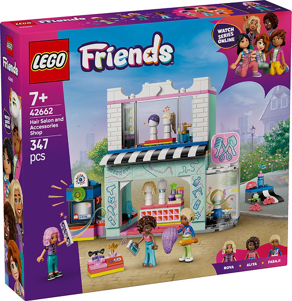 Фото - Конструктор LEGO Friends Перукарня та магазин аксесуарів (42662)