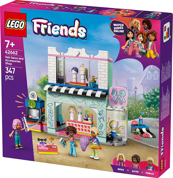 Фото - Конструктор LEGO Friends Перукарня та магазин аксесуарів (42662)