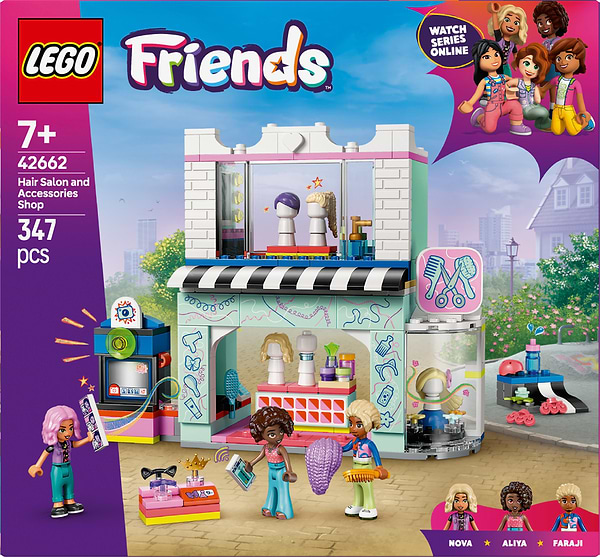 Фото - Конструктор LEGO Friends Перукарня та магазин аксесуарів (42662)