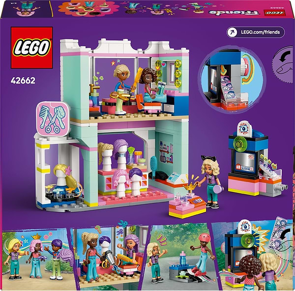 Фото - Конструктор LEGO Friends Перукарня та магазин аксесуарів (42662)