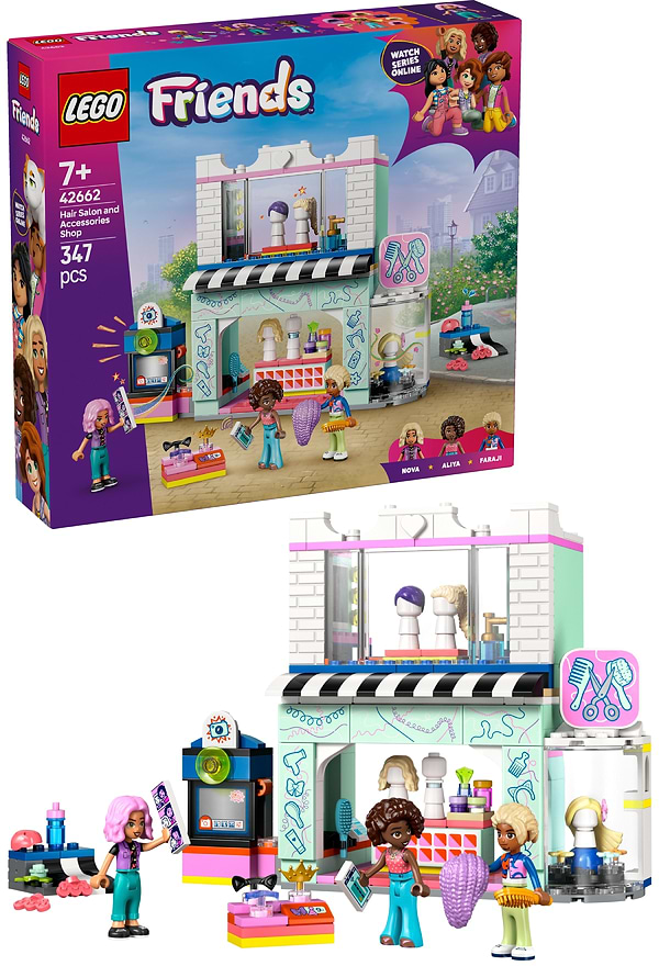Фото - Конструктор LEGO Friends Перукарня та магазин аксесуарів (42662)