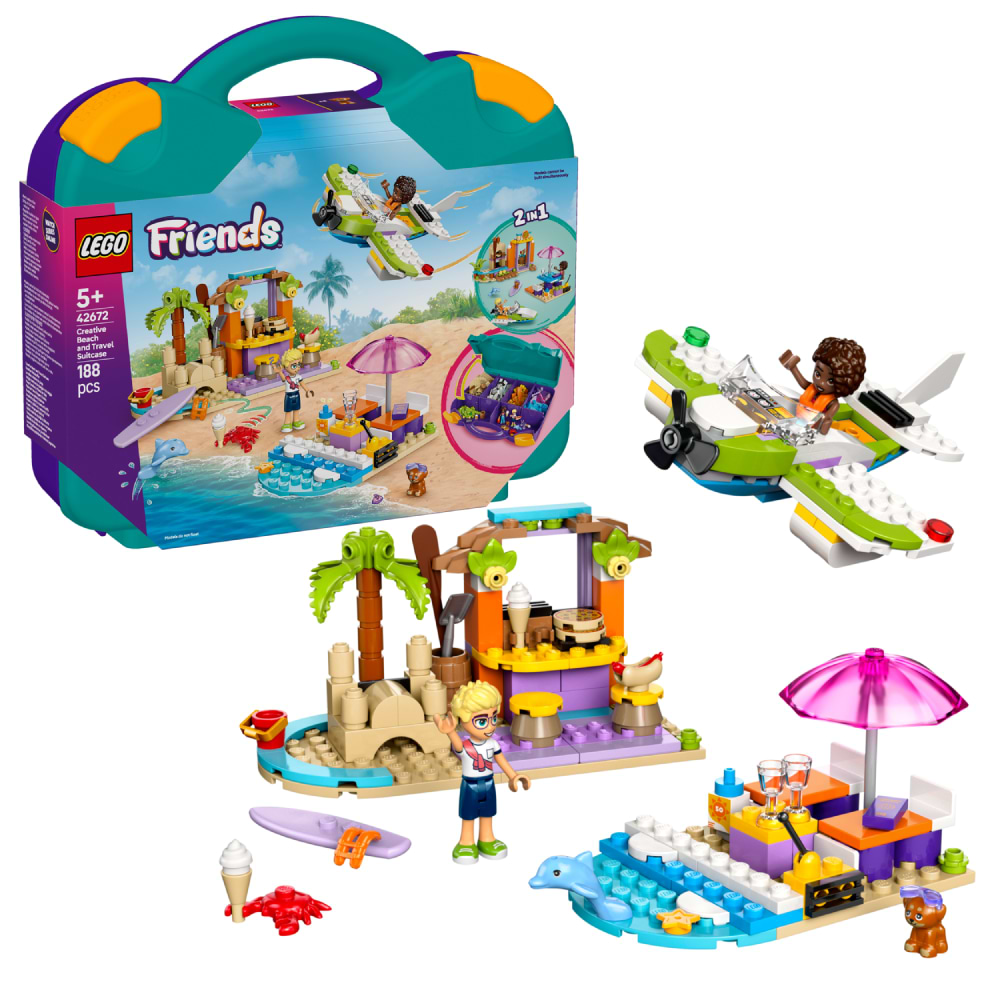 Конструктор LEGO Friends Творческий чемодан для путешествий и отдыха на пляже (42672) - Фото 1
