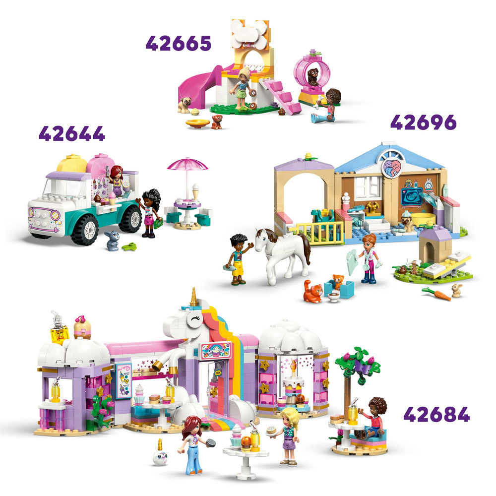 Фото - Конструктор LEGO Friends Автомобиль для доставки тортов с единорогами (42675)