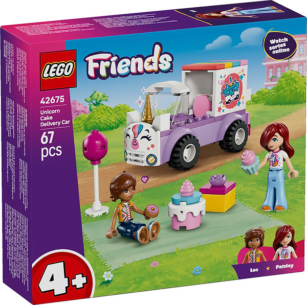 Фото - Конструктор LEGO Friends Автомобиль для доставки тортов с единорогами (42675)