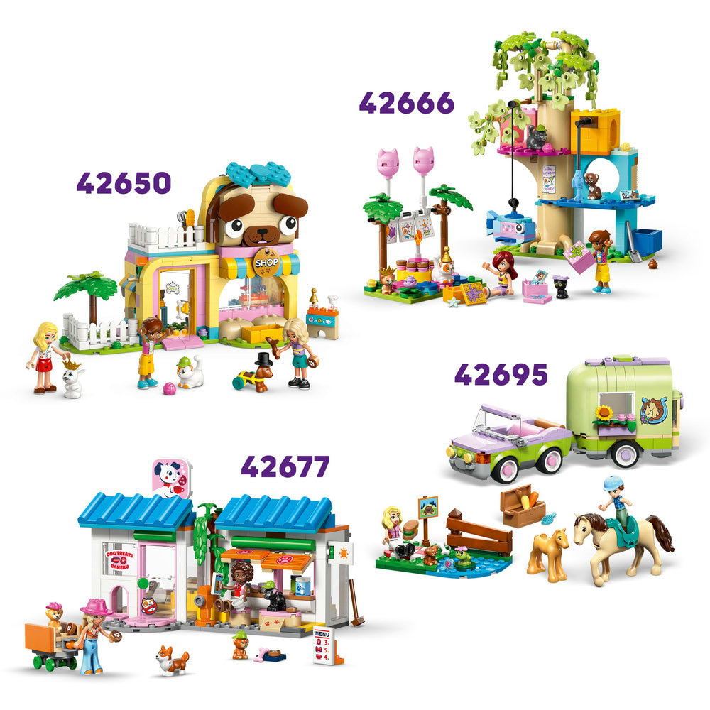 Фото - Конструктор LEGO  Friends Фургон з аксесуарами для улюбленців (42678)