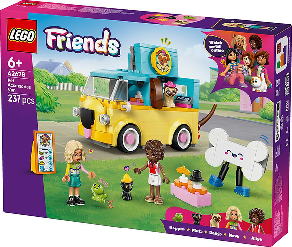 Фото - Конструктор LEGO  Friends Фургон з аксесуарами для улюбленців (42678)