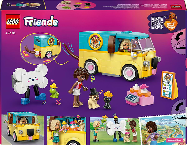 Фото - Конструктор LEGO  Friends Фургон з аксесуарами для улюбленців (42678)