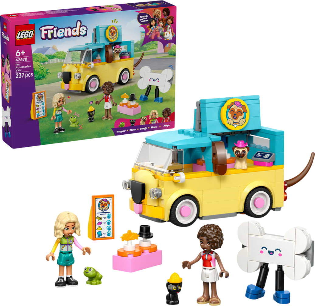 Конструктор LEGO Friends Фургон с аксессуарами для питомцев (42678) - Фото 1