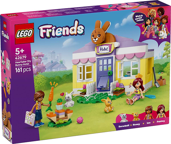 Фото - Конструктор LEGO  Friends Готель Bunny у Хартлейк-Сіті (42679)