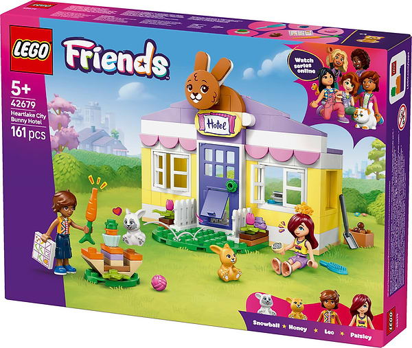 Фото - Конструктор LEGO  Friends Готель Bunny у Хартлейк-Сіті (42679)