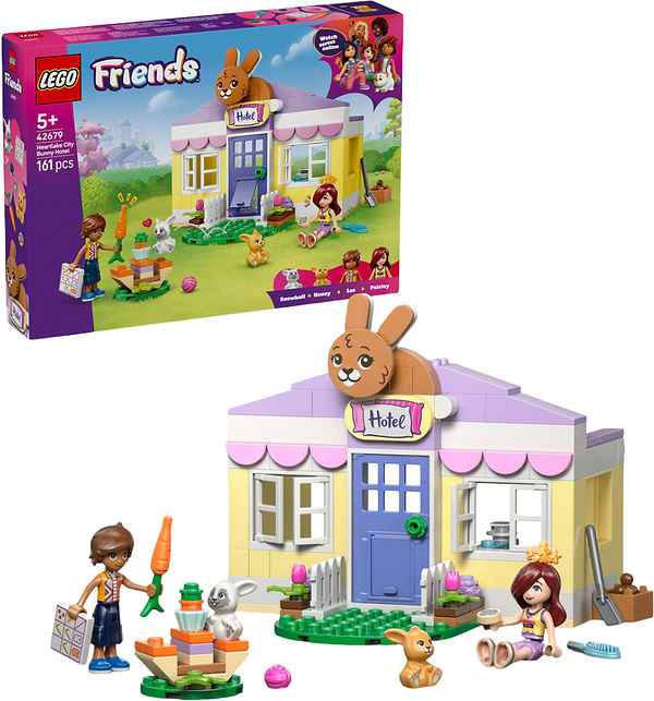 Фото - Конструктор LEGO  Friends Готель Bunny у Хартлейк-Сіті (42679)