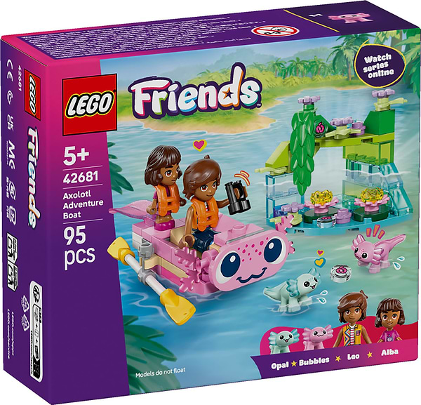 Фото - Конструктор LEGO Friends Приключенческая лодка «Аксолотль» (42681)