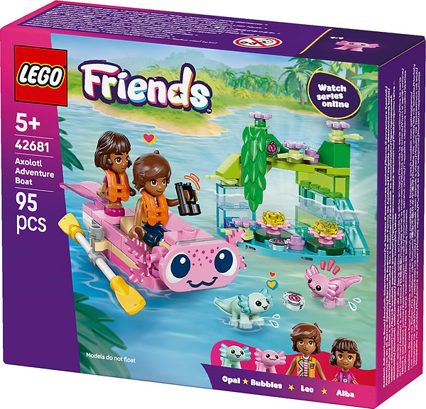 Фото - Конструктор LEGO Friends Приключенческая лодка «Аксолотль» (42681)