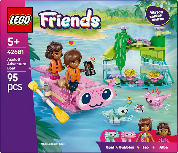 Фото - Конструктор LEGO Friends Приключенческая лодка «Аксолотль» (42681)