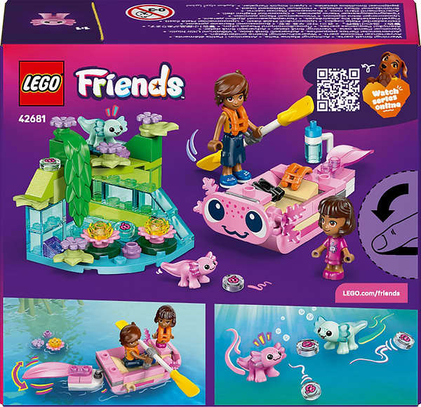Фото - Конструктор LEGO Friends Приключенческая лодка «Аксолотль» (42681)