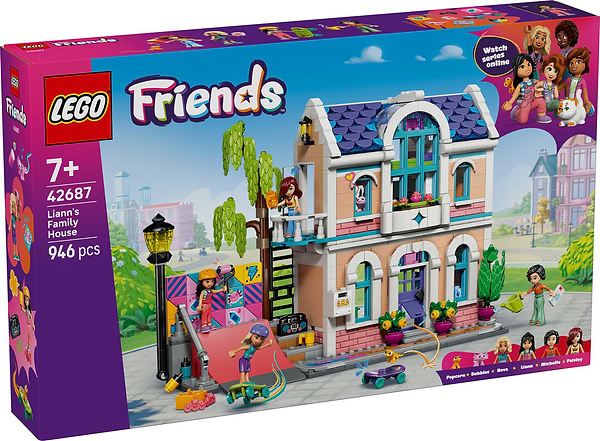Фото - Конструктор LEGO Friends Родинний дім Ліан (42687)