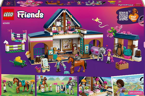 Фото - Конструктор LEGO  Friends Кінна стайня і академія верхової їзди (42688)