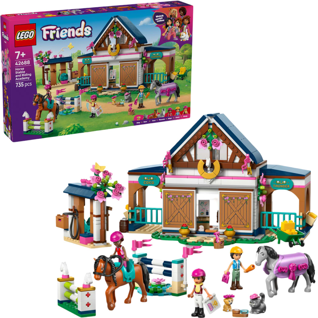 Конструктор LEGO  Friends Кінна стайня і академія верхової їзди (42688) - Фото 1