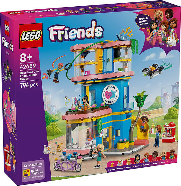 Фото - Конструктор LEGO  Friends Клубний будинок друзів HLC (42689)
