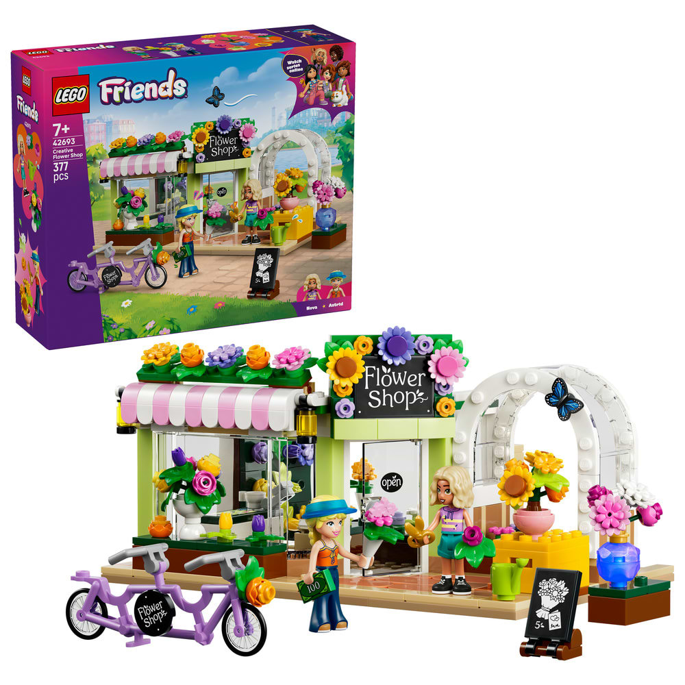 Конструктор LEGO  Friends Творча квіткова крамниця (42693)