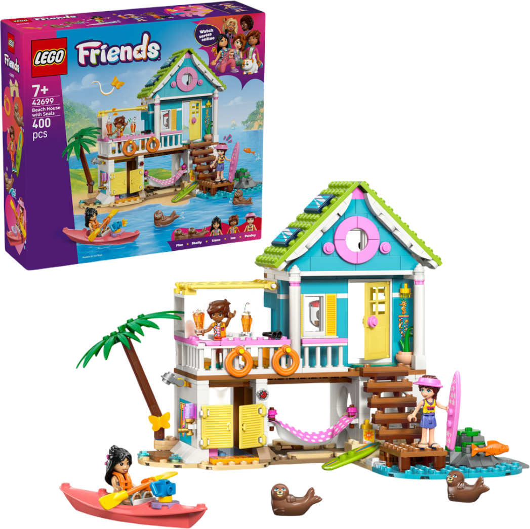 Конструктор LEGO Friends Пляжный домик с морскими котиками (42699) - Фото 1