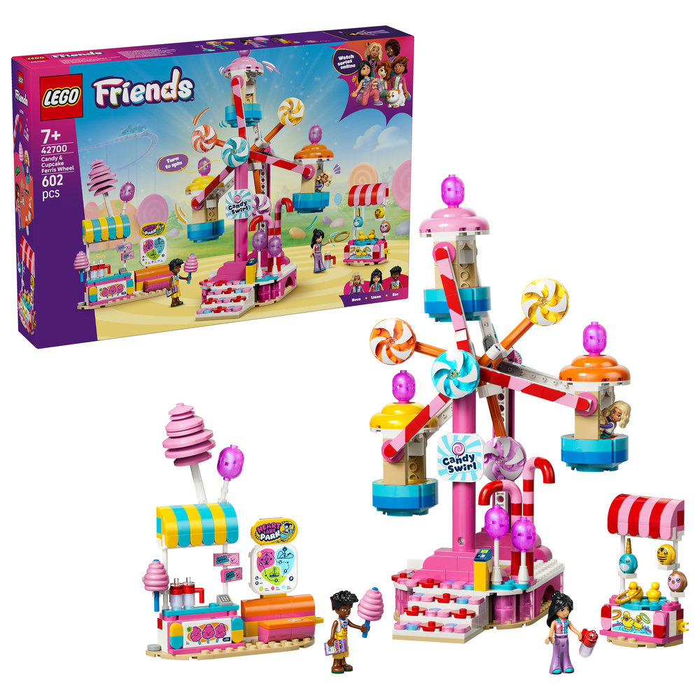 Конструктор LEGO Friends Колесо огляду з цукерками та капкейками (42700)