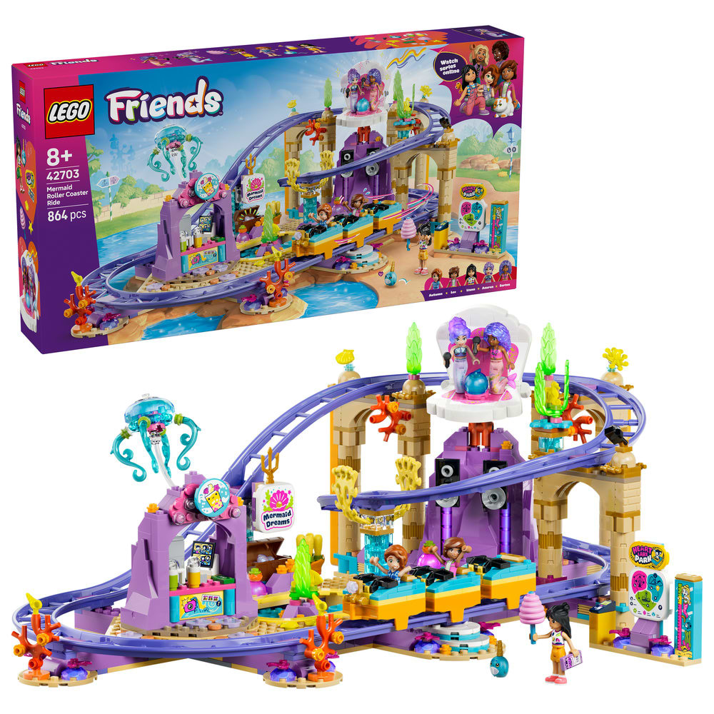 Конструктор LEGO Friends Американські гірки з русалками (42703)