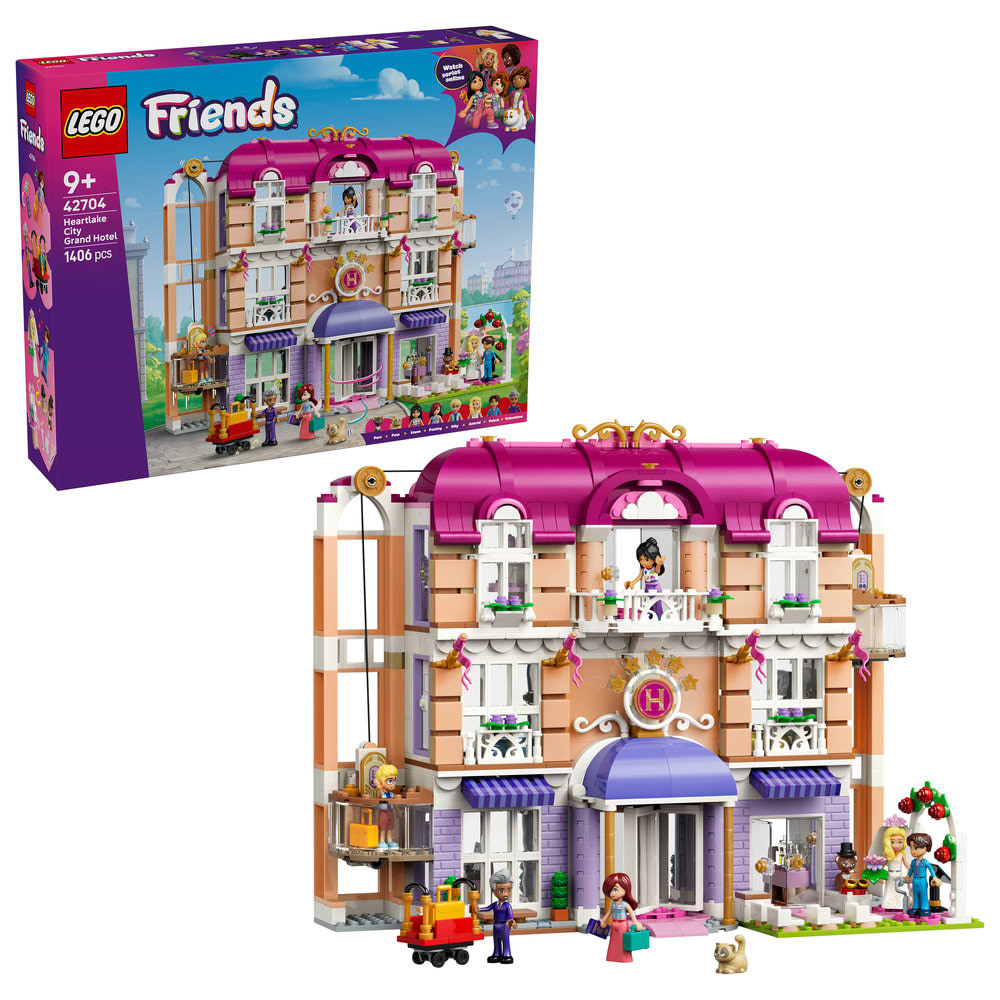Конструктор LEGO Friends Гранд-готель у Хартлейк-Сіті (42704)