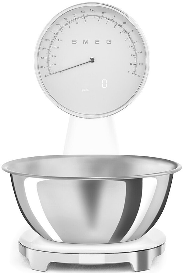Фото - Ваги кухонні Smeg KSF01WHWW