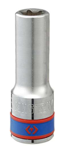 Торцева голівка KING TONY 1/2'' Е16 77 мм (427516M)