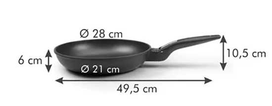 Фото - Сковорода универсальная tescoma SmartCLICK 28 см (605028)