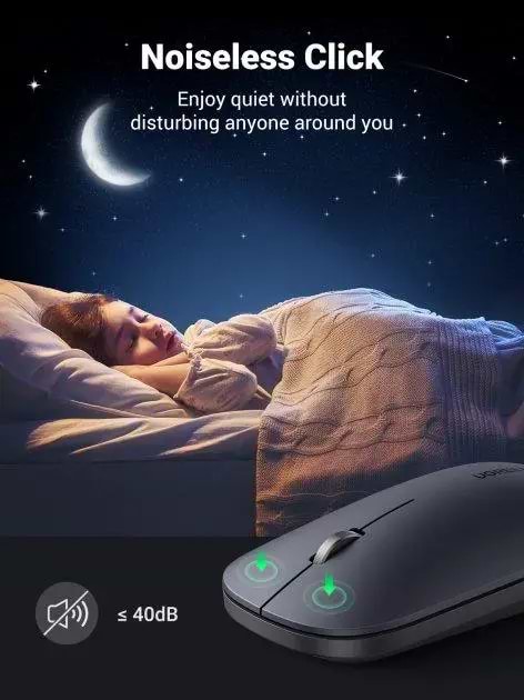 Фото - Миша бездротова UGREEN MU001 Gray (90373)