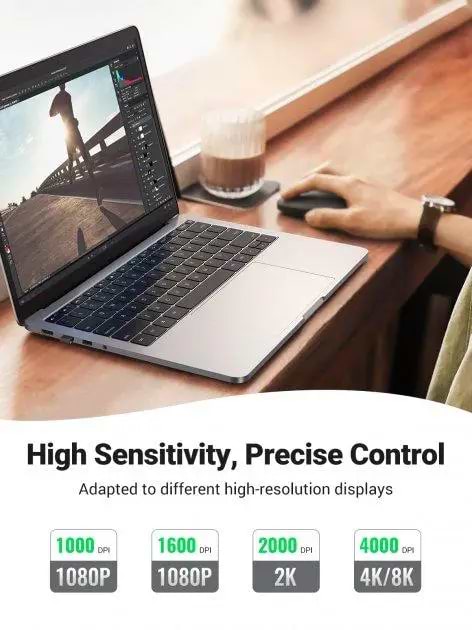 Фото - Миша бездротова UGREEN MU001 Gray (90373)