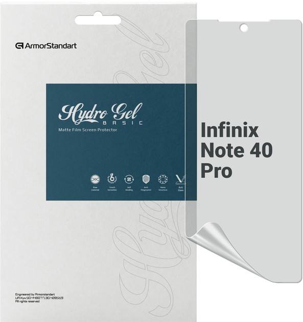 Захисна плівка для смартфону Armorstandart Matte for Infinix Note 40 Pro 4G (ARM73789)