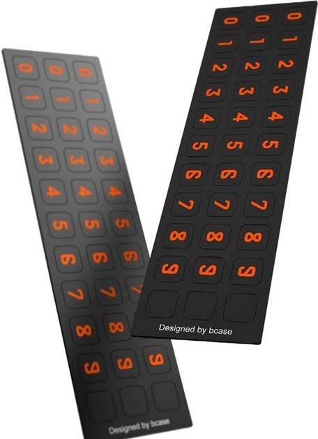 Фото - Паркувальна карта BCASE TITA Temporary Parking Card Black (Ф02996)