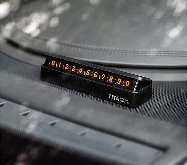 Фото - Паркувальна карта BCASE TITA Temporary Parking Card Silver (Ф02995)