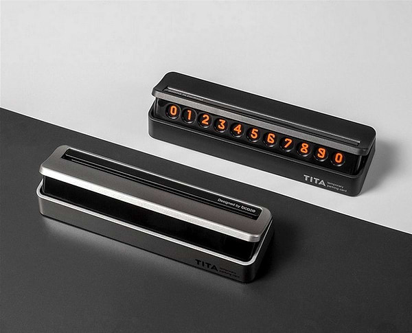 Фото - Паркувальна карта BCASE TITA Temporary Parking Card Silver (Ф02995)