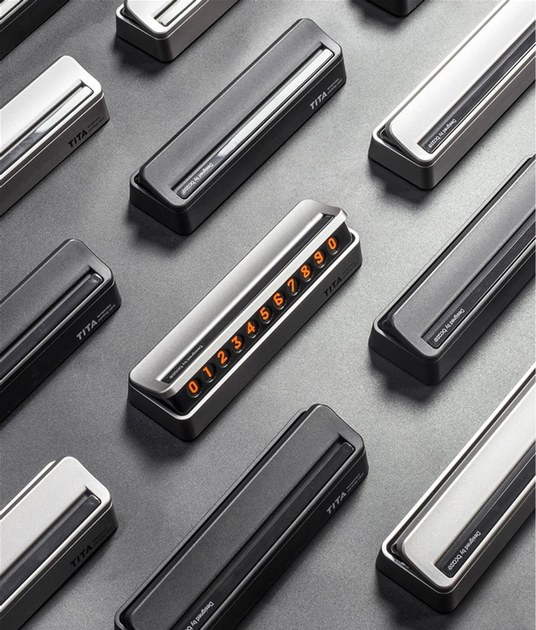 Фото - Паркувальна карта BCASE TITA Temporary Parking Card Silver (Ф02995)