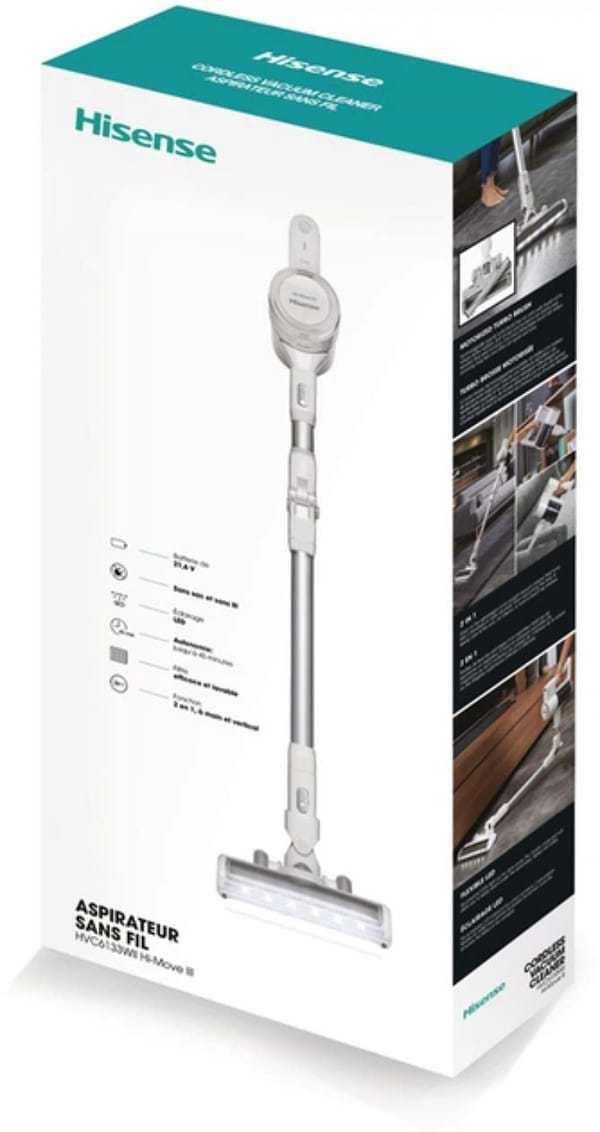 Фото - Пылесос ручной для дома Hisense HVC6133WII