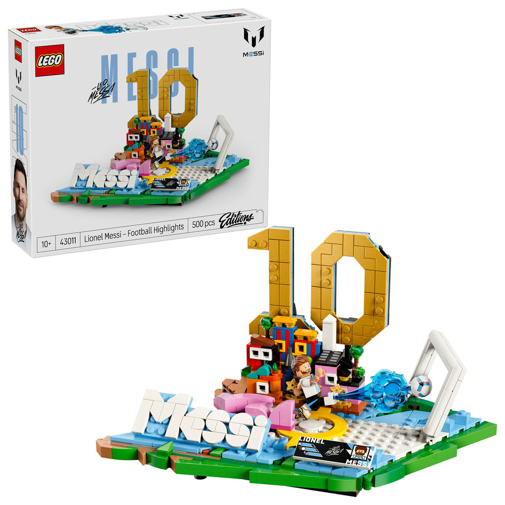 Конструктор LEGO Editions Football Лионель Месси — лучшие моменты футбольных матчей (43011)