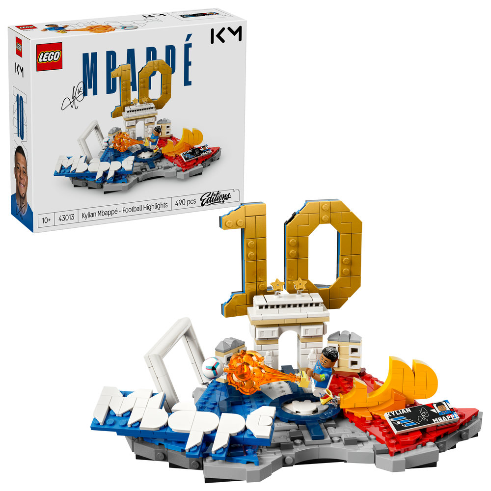 Конструктор LEGO Editions Football Килиан Мбаппе — лучшие моменты футбольных матчей (43013)
