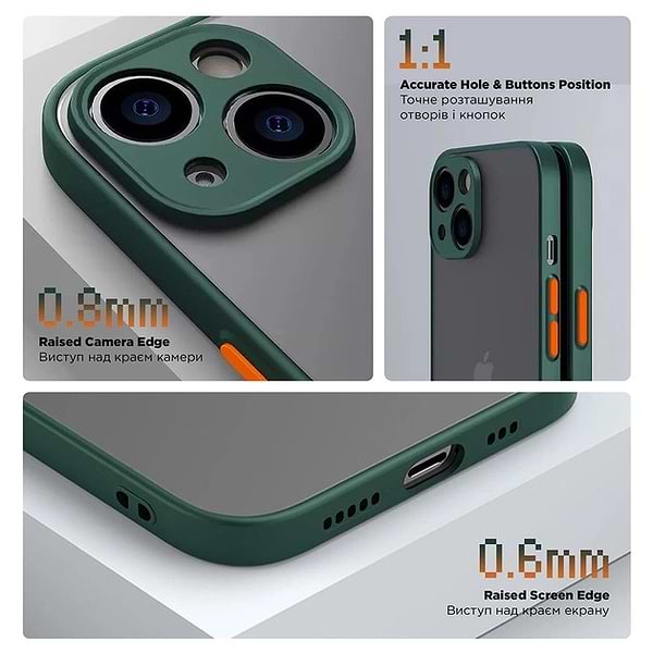 Фото - Чехол для смартфона Armorstandart Frosted Matte for Xiaomi Poco X6 Pro 5G Dark Green (ARM73372)