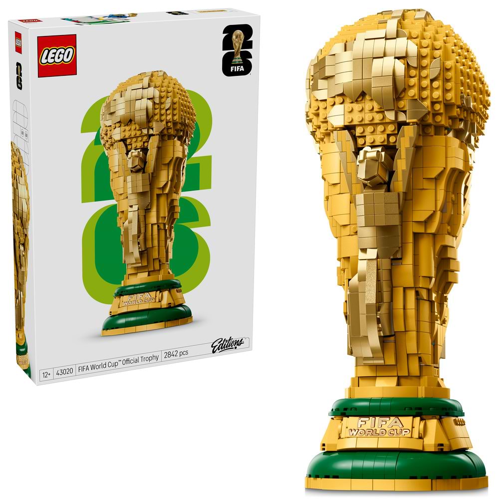 Конструктор LEGO Editions Football Офіційний трофей чемпіонату світу з футболу FIFA (43020)