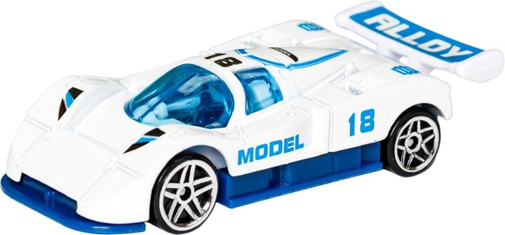 Коллекционная машинка 1:64 RevRace белый (89858)